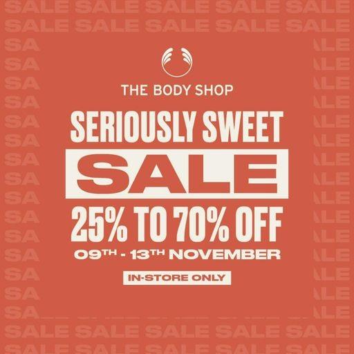 The Body Shop Sale Alert! up to 70 off your favourite products, from